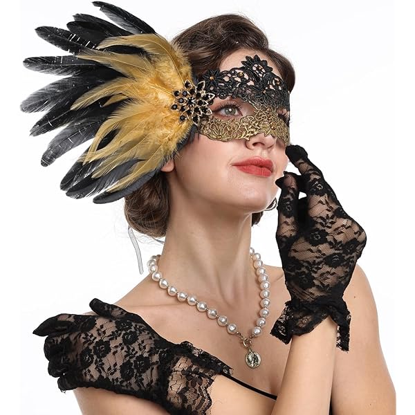 Amazon.com: ARK Survivor Women's Black Metal Masquerade Mask With